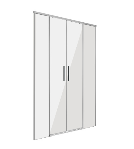 Душевая дверь Grossman Fly GR-D120Fl 120х190 стекло прозрачное профиль хром глянцевый